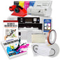 Sawgrass SG500 Sublimation Printer with SubliJet UHD Standard Kit Bundle for Sublimation Blank Printing. Includes Samples, Subli Ink, Heat Tape & Dispenser, Beginners Guide, & Paper.