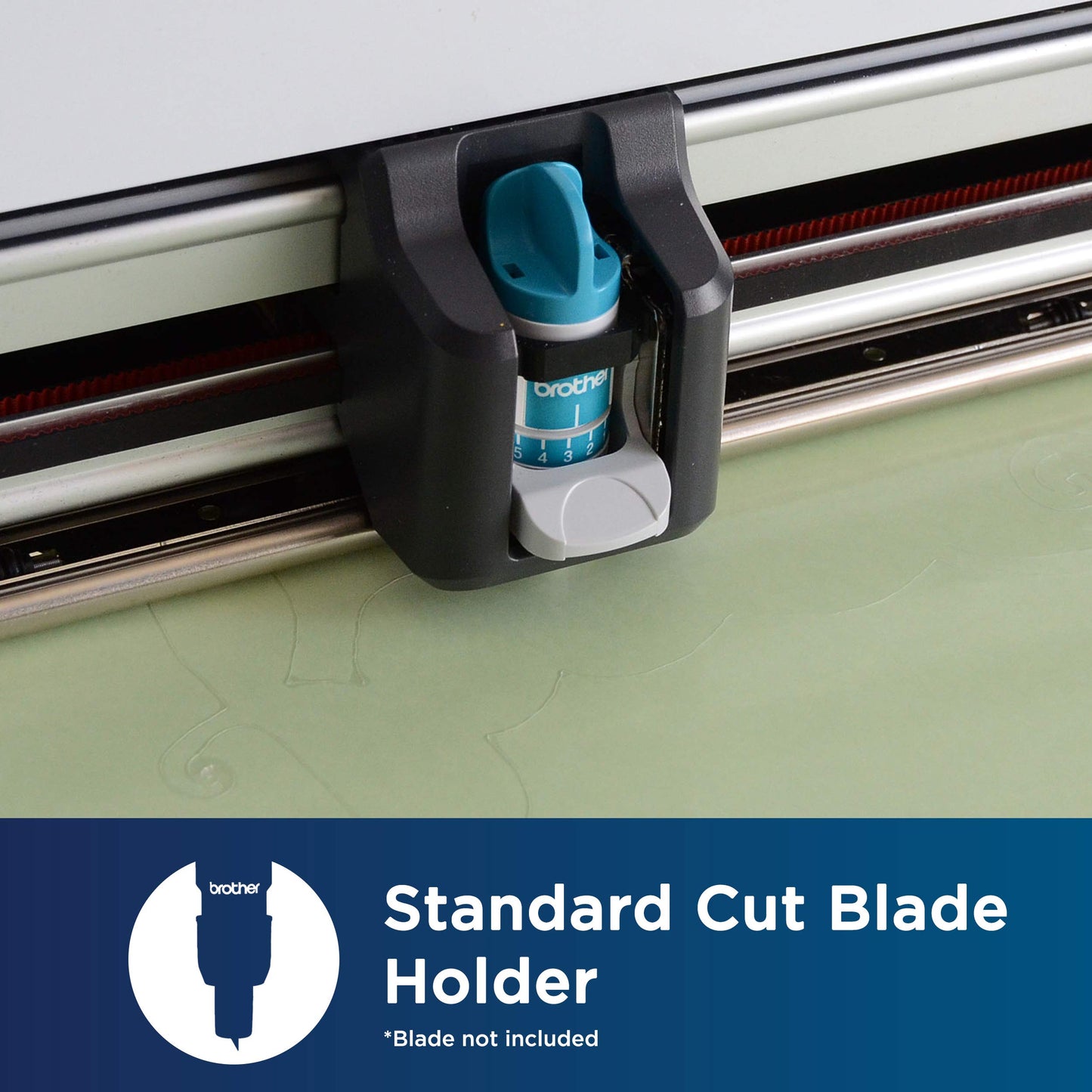 Brother ScanNCut Deep Cut Blade Holder CAHLF1, Use with Thicker Materials Including Foam and Balsa Wood