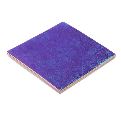 150 Sheet Colorful Glitter Cardstock Paper Sparkly Paper Pearlescent Shimmer Paper Crafting Scrapbook , 7X7Cm