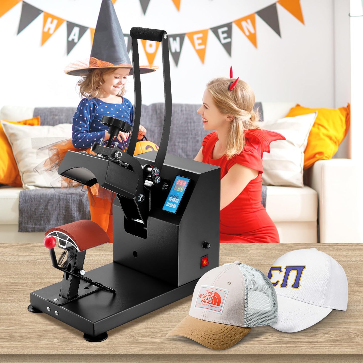 VEVOR 16x20 Heat Press, 1700W High Pressure Clamshell Heat Press Machine for T Shirts, Large Professional Digital Control Heat Transfer Machine for Sublimation, Vinyl, Heat Transfer Projects