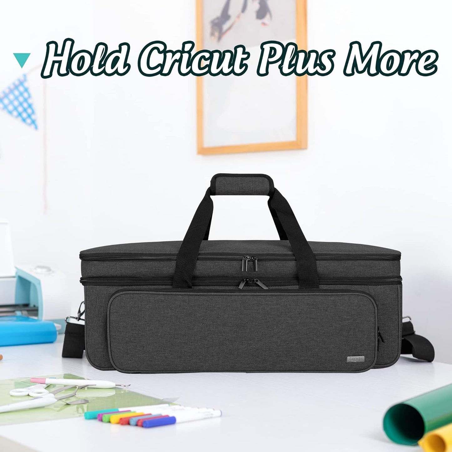 Carrying Case Compatible with Cricut Die-Cut Machine, Storage Bag Compatible with Cricut Explore Air (Air2) and Maker