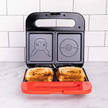 Uncanny Brands Jurassic Park Grilled Cheese Maker- Panini Press and Compact Indoor Grill- Opens 180 Degrees for Burgers