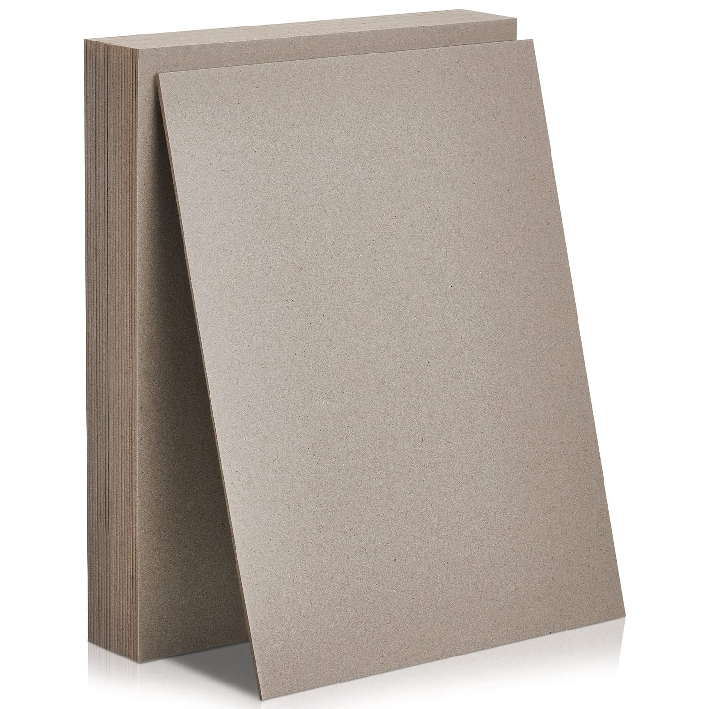 20 Pcs Book Board, Binders Board Chipboard Designer Bookboard Kraft Heavy Duty Chipboard Sheets Bookbinding Supplies for Book Binding Cover (Gray, 12.5 x 10 Inch 22PT)