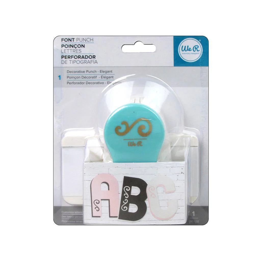 We R Memory Elegant Font Punch Decorative