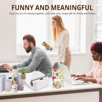 Hat Press Machine + Auto Tumbler Heat Press Machine