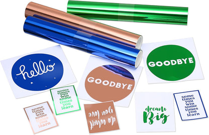 SINCHI Smartlami Laminator/Foil Applicator & 8-Color Pack Foil Rolls