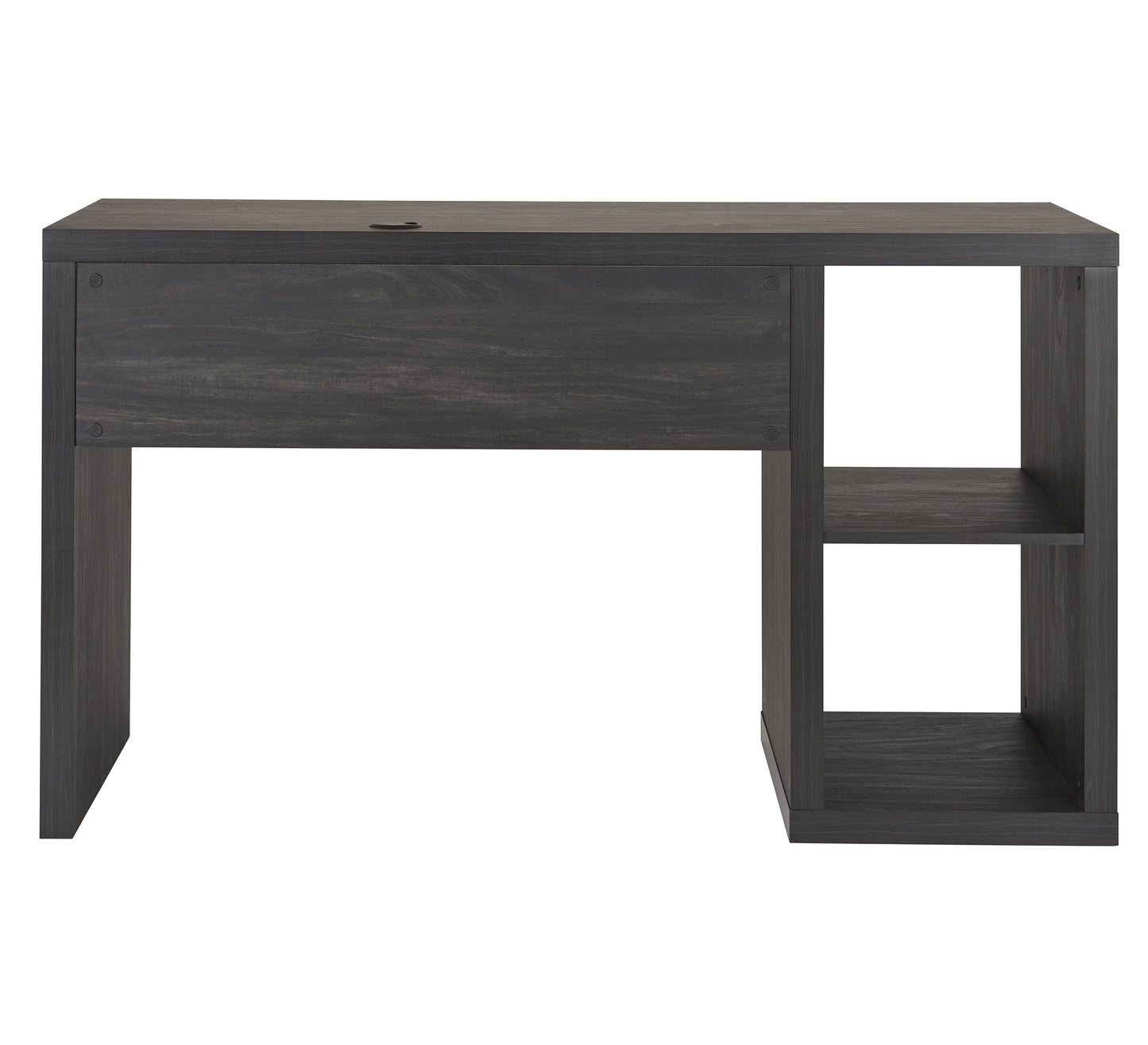 Cube Storage Office Desk, Charcoal