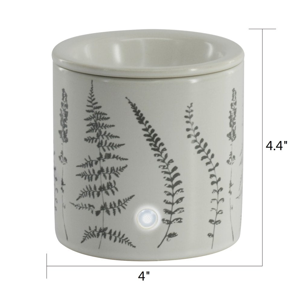 Electric Botanical Ceramic Wax Warmer, Single Pack