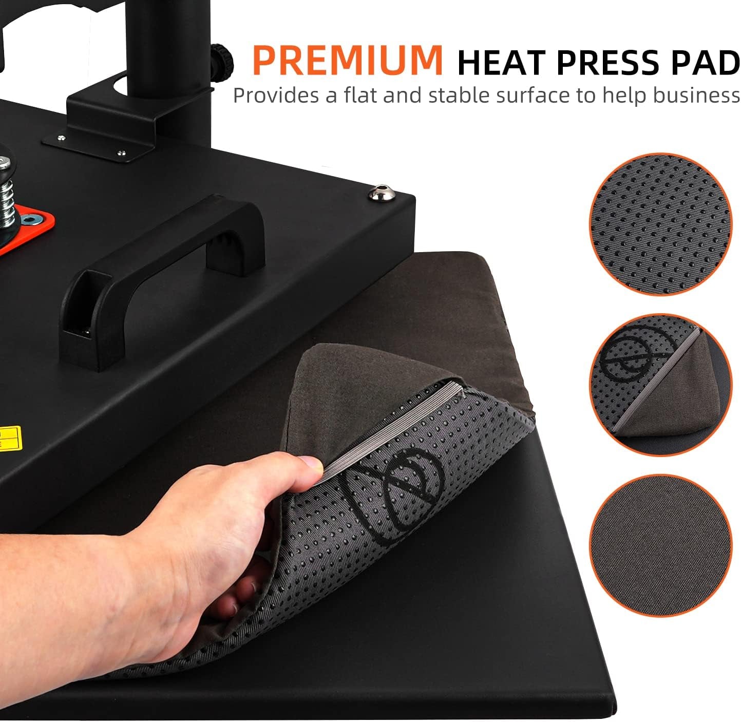 Heat Press 15X12 Inch Heat Press Machine 5 in 1 Digital Multifunctional Sublimation T-Shirt Heat Press Machine 360-Degree Swing Away ＆ Slide Out for T Shirts Hat Mug Cap Plate