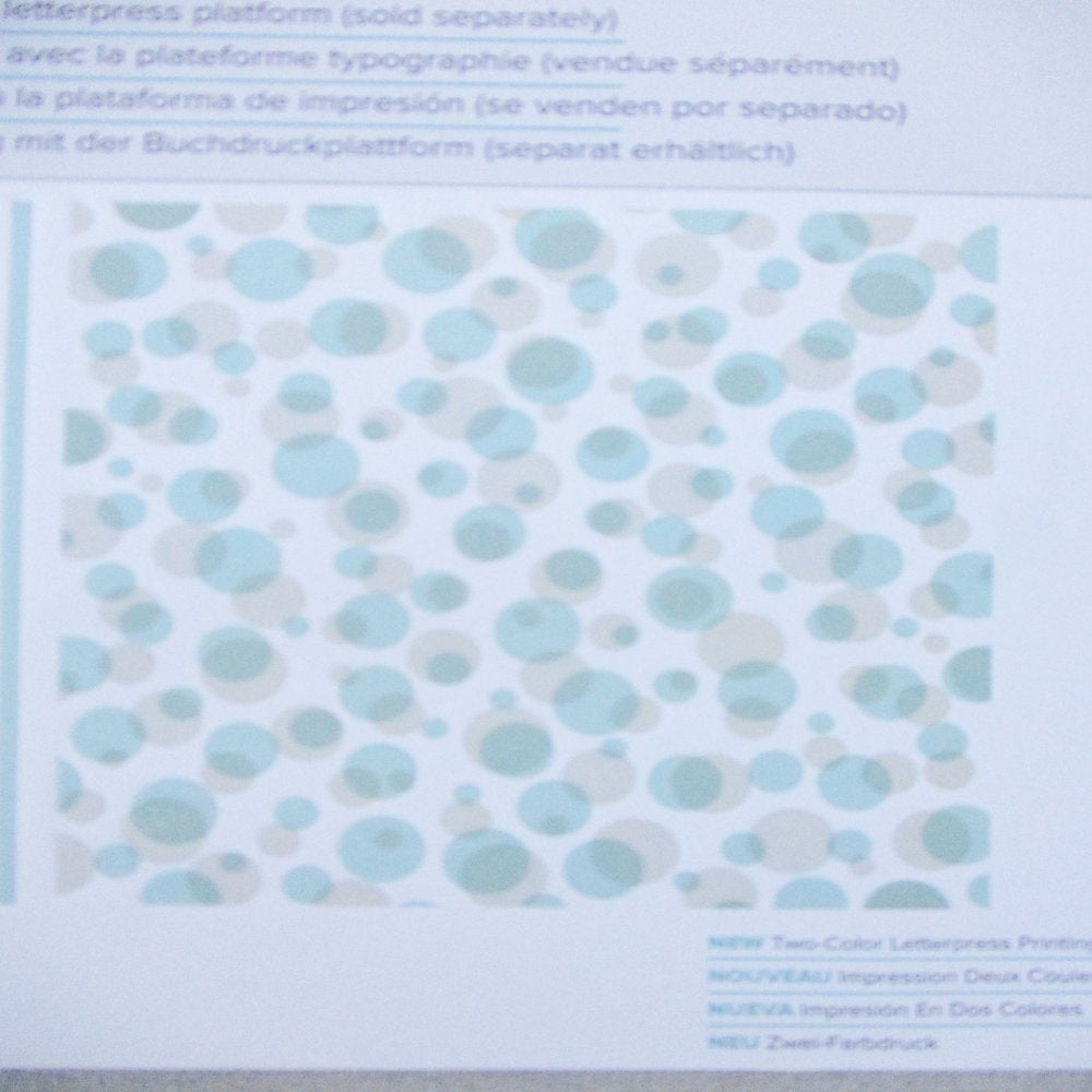 Printing Plate Letter Press Dots