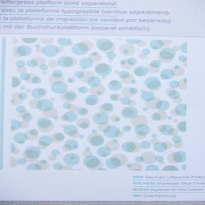 Printing Plate Letter Press Dots