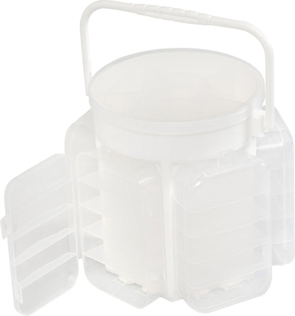 We R Craft Caddy Translucent Plastic Storage-6.3"X6.3"X5.7" Case