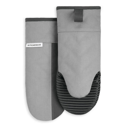 Beacon Oven Mitt Set, Cool Grey/Frost Grey, 5.75"X13", Set of 2