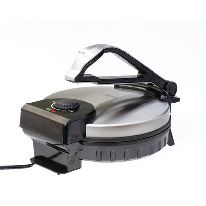 TS-128 Stainless Steel Non-Stick Electric Tortilla Maker, 10-Inch