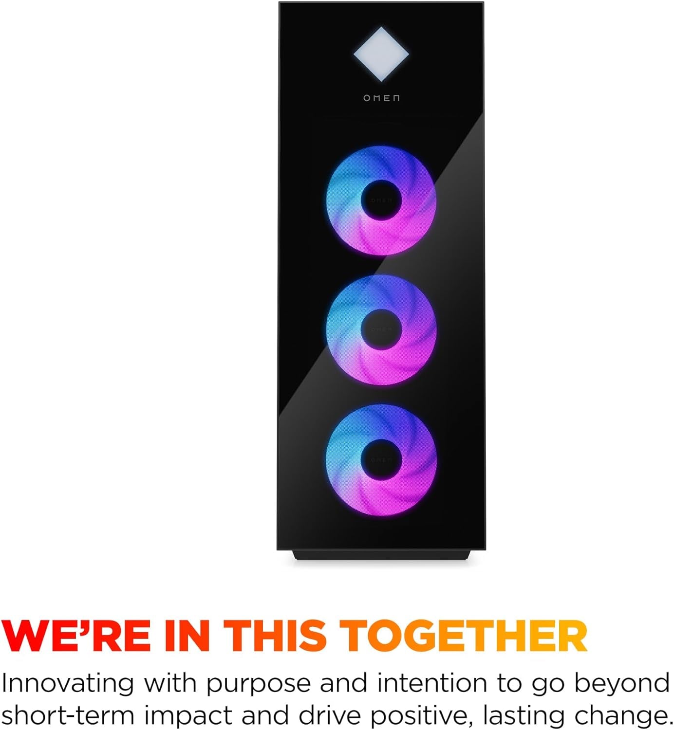 HP OMEN 45L Gaming Desktop, Intel Core Ultra 7 265K, 32 GB RAM, 2TB SSD, NVIDIA Geforce RTX 5080, Windows 11 Pro, Microsoft Copilot, Tempered Glass, GT22-3080 (2025)