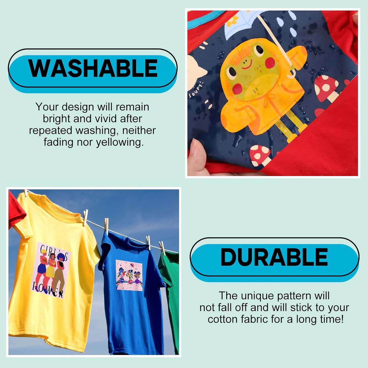 Sublimation HTV for Dark Fabric/Light Fabric 30 Pack - 12 * 10'' Matte Sublimation Vinyl - Sublimation Blanks for Sublimation Shirts/Hat/Pillow/Bag