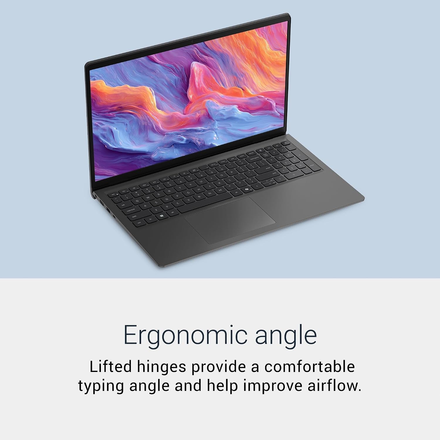Dell 15 Laptop D15260-15.6-Inch FHD 60Hz 300 Nits Display, Intel Core Ultra 7 Processor 255U, Intel Graphics, 16GB Memory, 1TB SSD, English US Backlit Keyboard AI Copilot Hotkey, Windows 11 Home