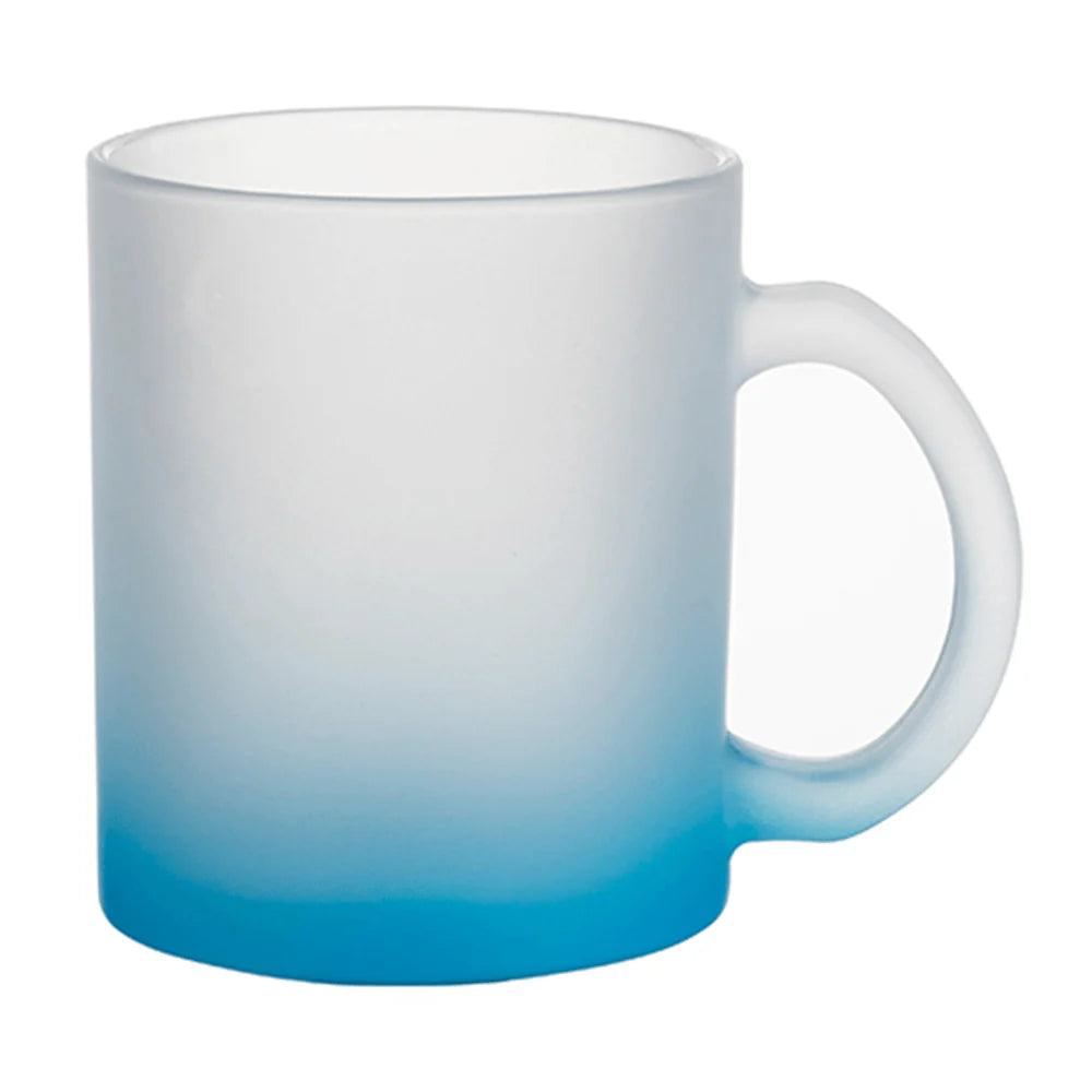 HPN Sublicraft 11 Oz. Color Gradient Sublimation Glass Mug - 36 per Case