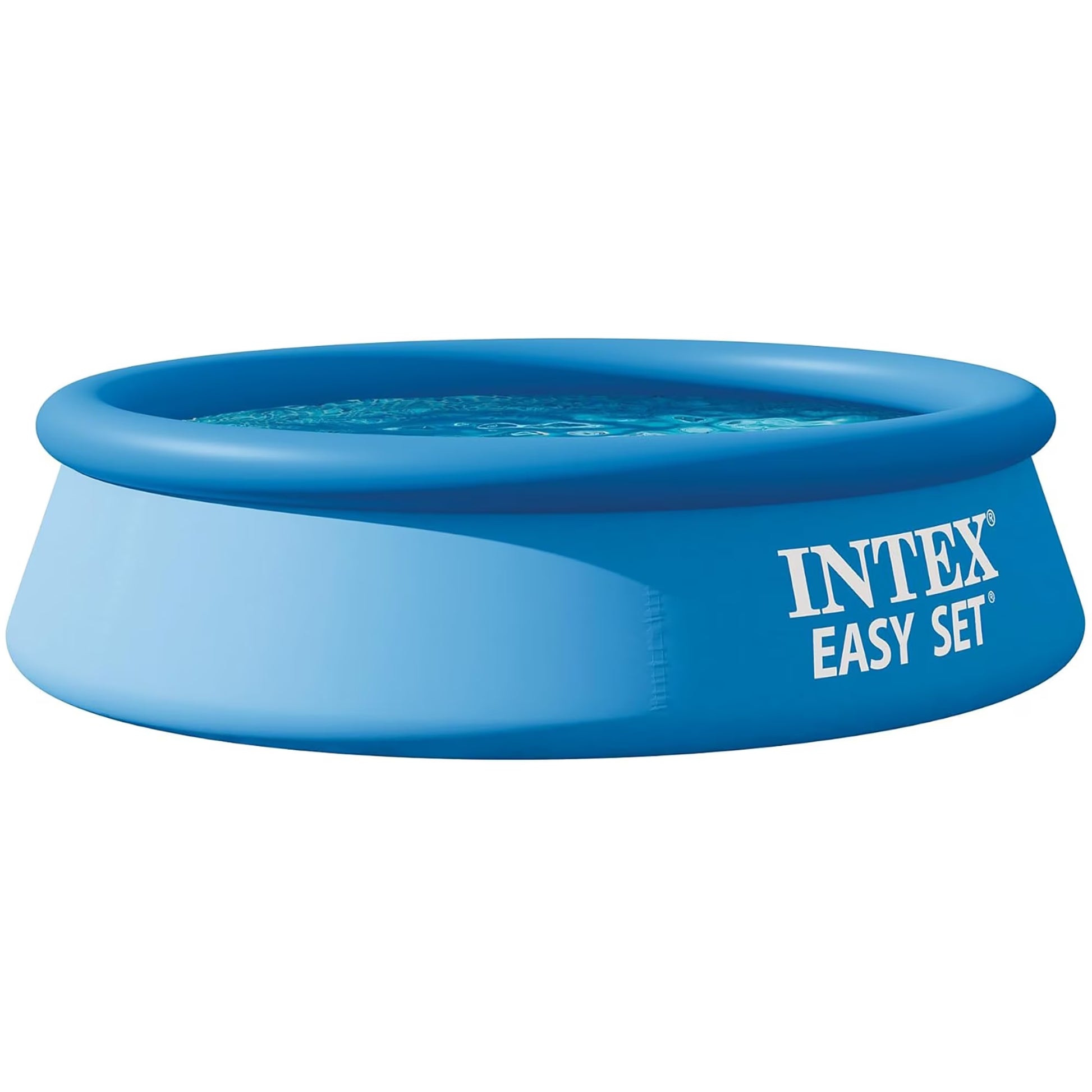 : : Easy Set Pool - 8' X 24" - Inflatable above Ground Swimming Pool, Puncture-Resistant Material, 513 Gal Cap, Kids-Family Water Play, 28106EH