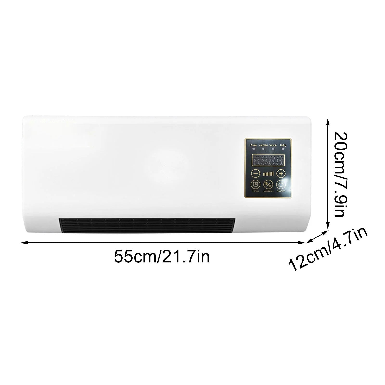 14000 BTU Ductless Portable Air Conditioners No Windows Needed, Wall Air Conditioner with Heaters, Split Ac Heating System, Fast Heating