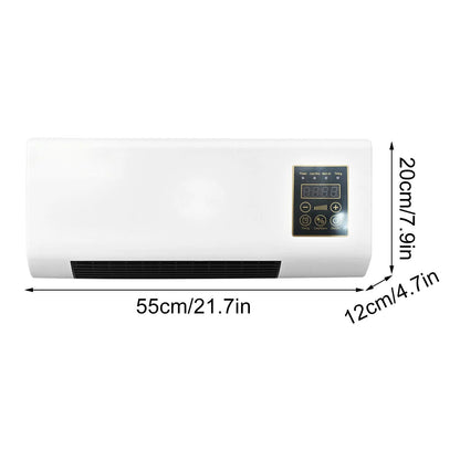 14000 BTU Ductless Portable Air Conditioners No Windows Needed, Wall Air Conditioner with Heaters, Split Ac Heating System, Fast Heating