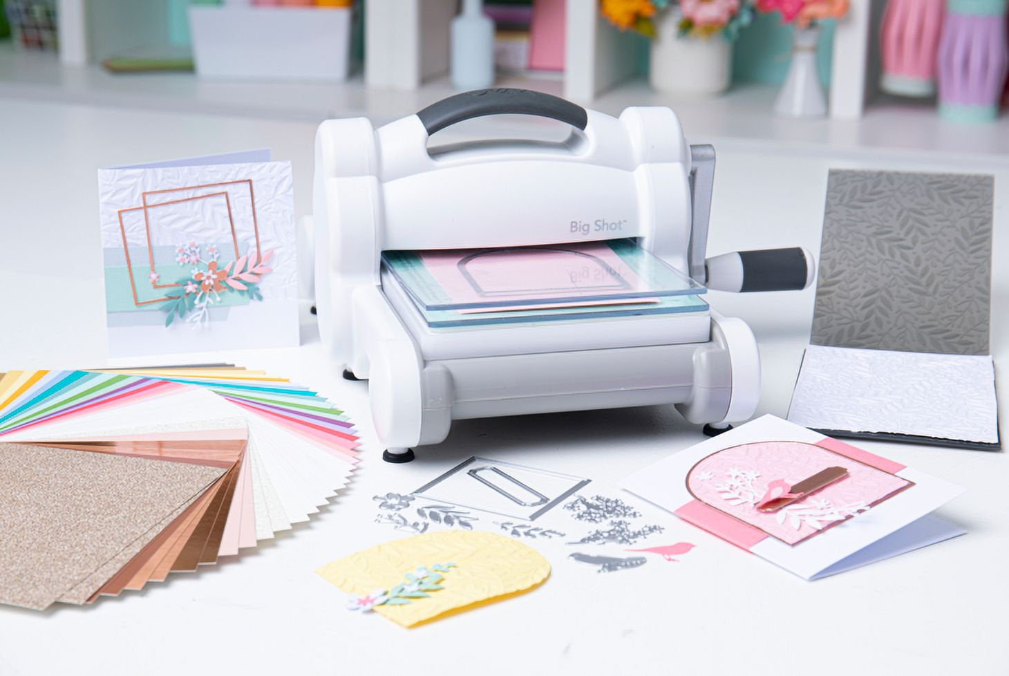 Big Shot Starter Kit with Exclusive Dies and an Embossing Folder