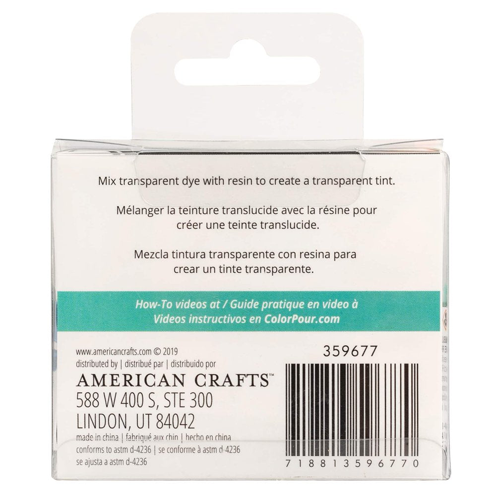 12 Pack: American Crafts™  Resin Transparent Cool Dye Kit