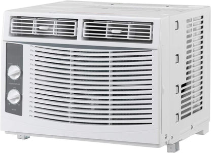 5000 BTU Air Conditioner Window Unit, 115V/60Hz AC for Window, Cooling Rooms up to 150 Sq. Ft, Easy Install Kit Included, White