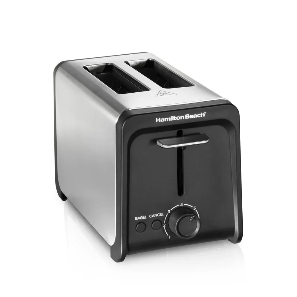 2 Slice Toaster with Wide Slots, Bagel Function, Toast Boost, Stainless, New, 22997F