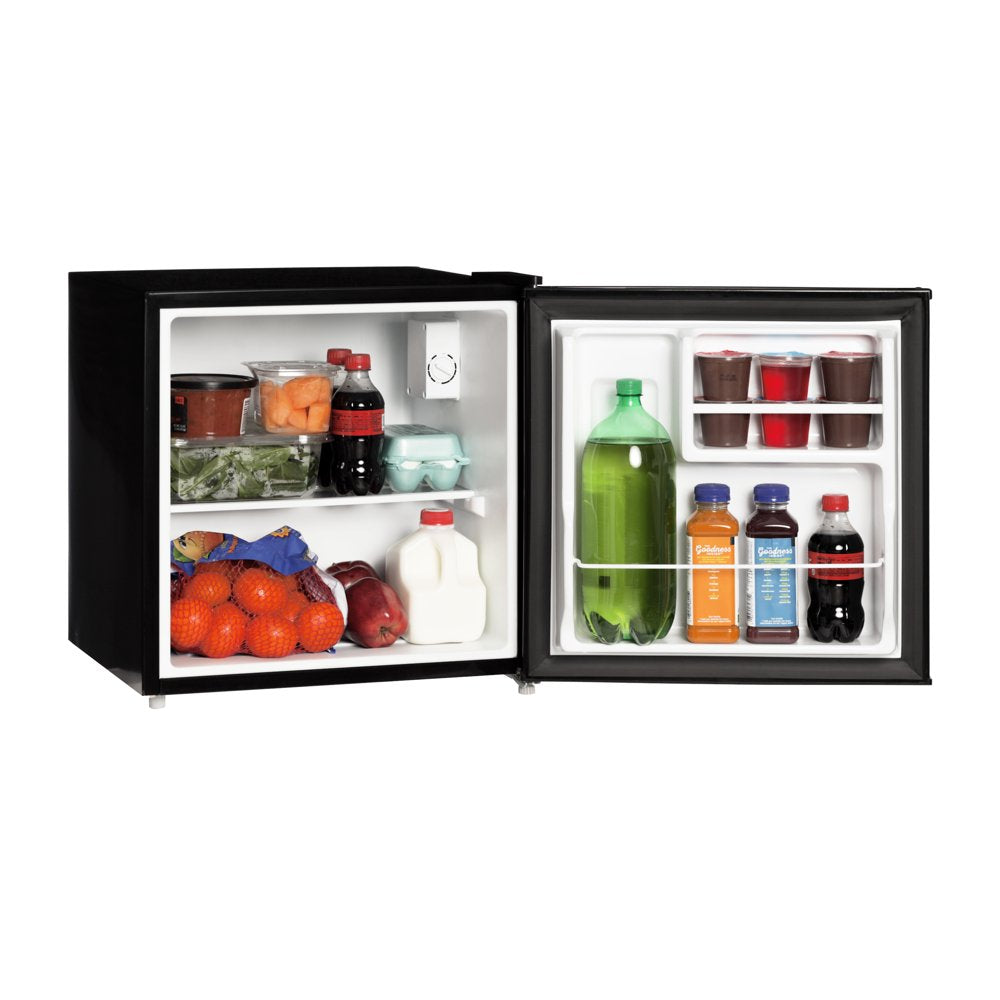 1.7 Cu Ft No Freezer Mini Fridge, Black, E-Star, ARM17A5ABB