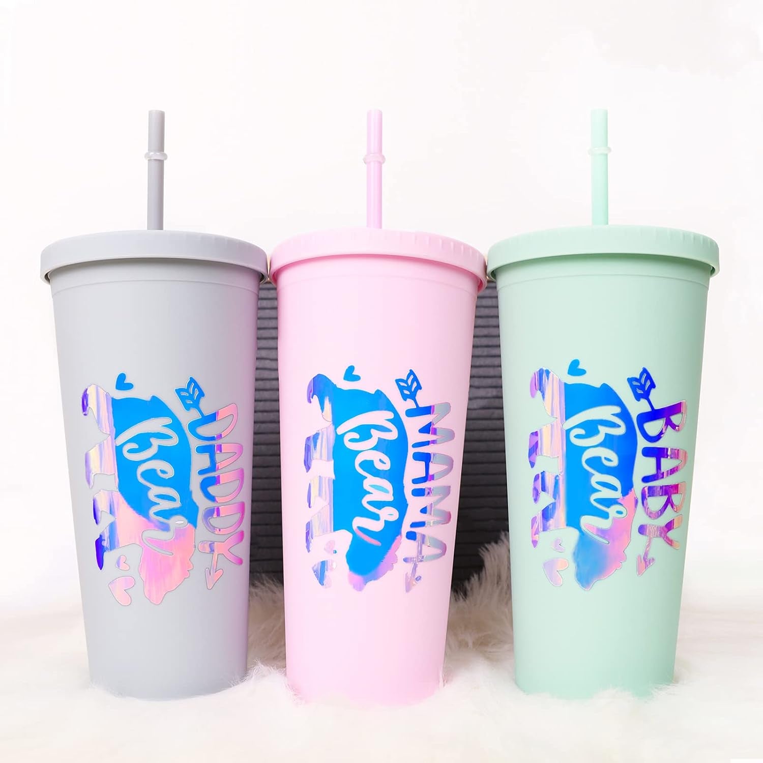 Holographic Chrome Vinyl Permanent Adhesive 12" X 60", Opal White - Indoor & Outdoor Vinyl, Waterproof, Scrapbooking, Easy Cut & Weed for DIY Crafts, Party Decor, Car Decals