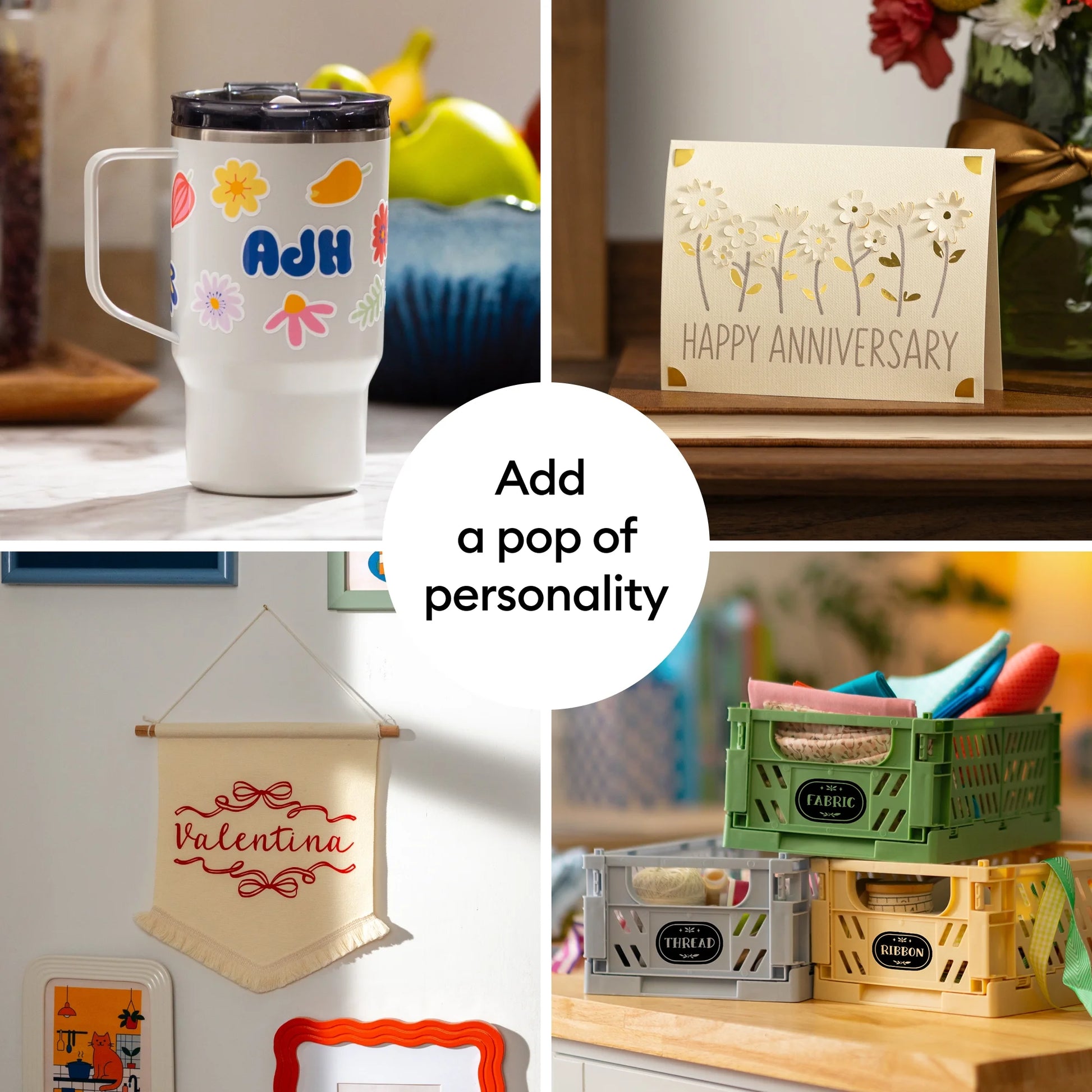 Cricut Joy 2 Cutting Machine Rainbow Sampler Bundle with Vinyl and HTV