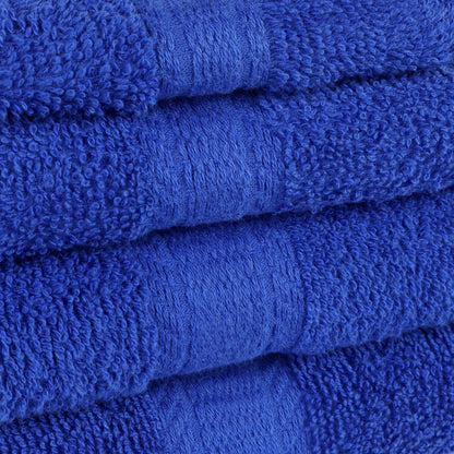 Basic Solid 18-Piece Bath Towel Set Collection, Royal Spice