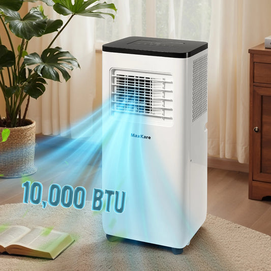 10000 BTU Portable Air Conditioner for Room up to 450 Sq.Ft, 3-In-1 AC Unit with Remote Control - White