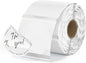 MUNBYN 2 Inch (50.8Mmx50.8Mm) Silver Fine Glitter Thermal Labels, round Thermal Printer Stickers for Small Businesses, 500 Labels/1 Roll