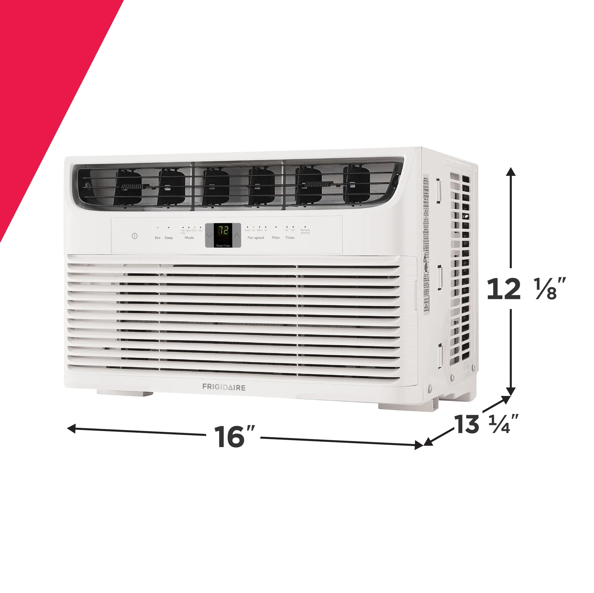 6,000 BTU Window Room Air Conditioner up to 250 Sq Ft, White