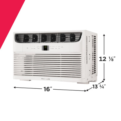 6,000 BTU Window Room Air Conditioner up to 250 Sq Ft, White