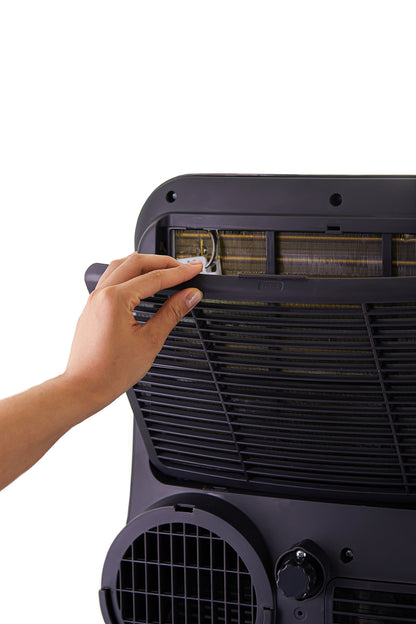 8,000 BTU Portable Air Conditioner, 3-In-1 Dehumidifier, Fan, Cool, Comfortsense Remote, Wi-Fi and Alexa, Gray