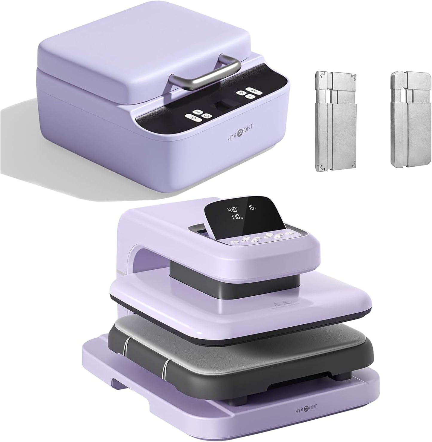 Phone Case Heat Press Bundle - Compatible with Iphone & Android Phone Case Sublimation Machine +  Auto Heat Press 2