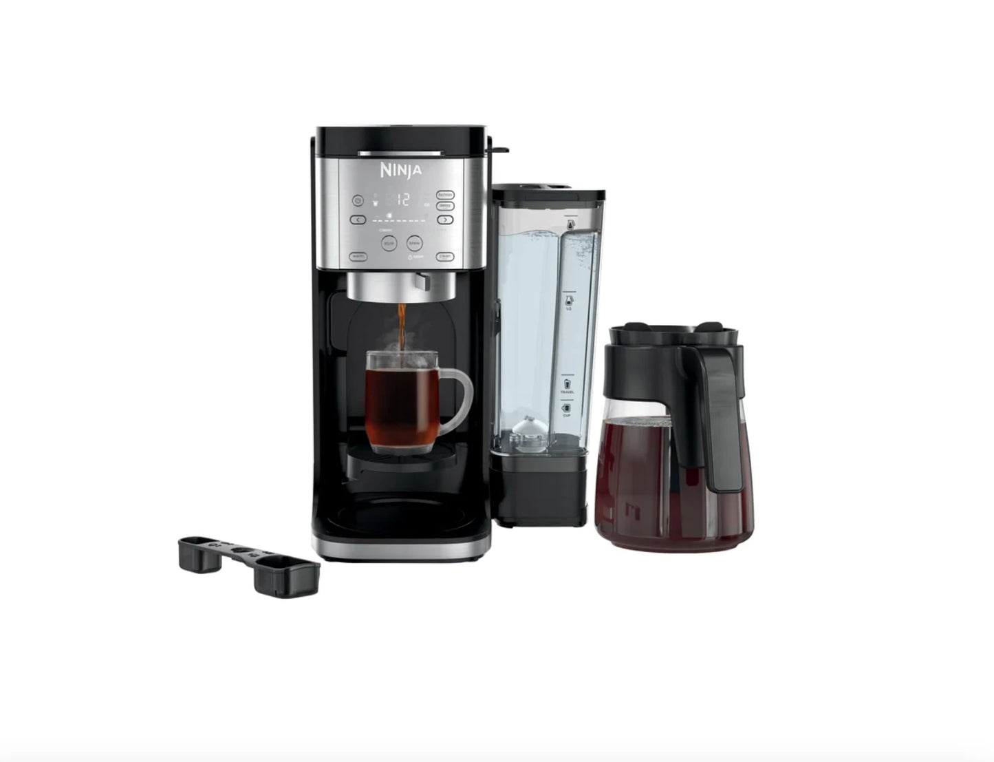 Dualbrew Coffee Maker Grounds & Pods Hot & Iced, Rapid Cold Brew