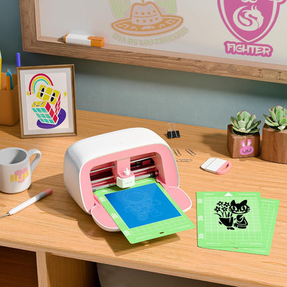 Cutting Mat for Glee S501 Cutter, 4.5" X 6.5" Standard Grip Mat for DIY Crafty, 3 Packs  Accessories Mats, Adhesive Sticky Green Quilting Replacement Cut Mats for Iron On, Vinyl and More