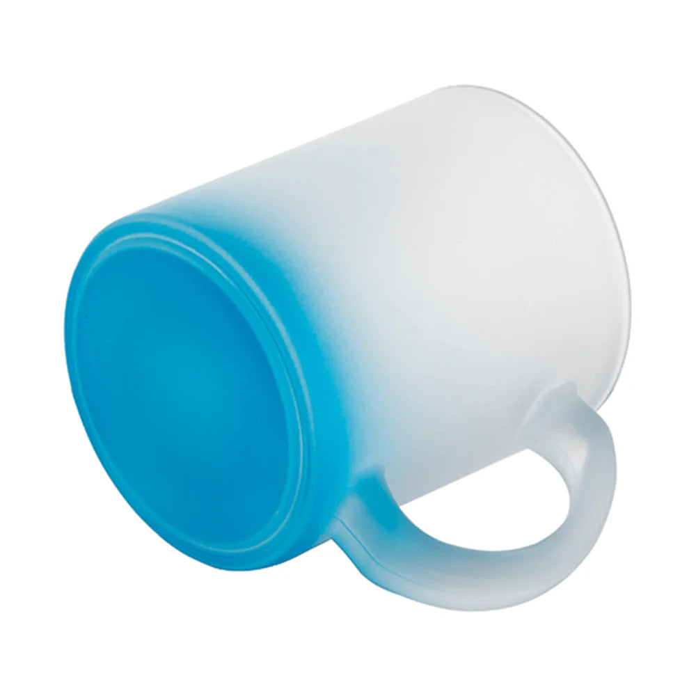 HPN Sublicraft 11 Oz. Color Gradient Sublimation Glass Mug - 36 per Case