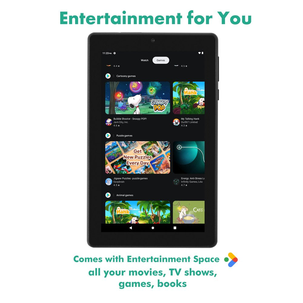 7" Tablet, 32GB (2022 Model) , 2.0 Ghz Quad-Core Processor, Charcoal