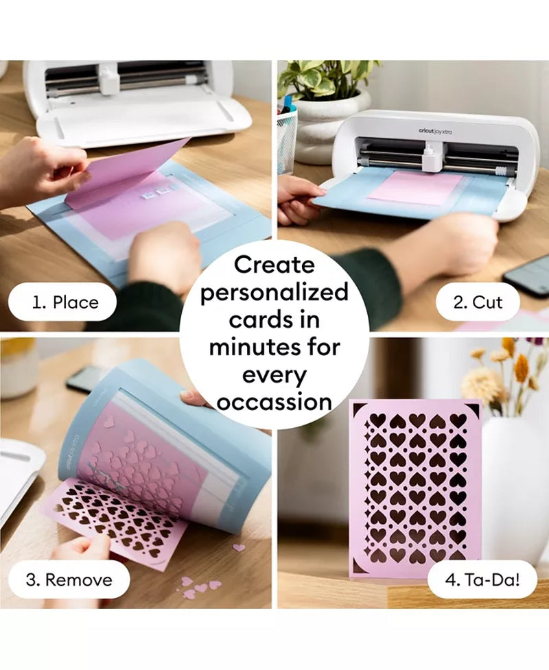 Joy Xtra Cutting Machine with Ultimate Card and Sticker Making Bundle