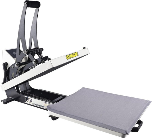 Colorsub Heat Press 15X15 Inch Industrial Quality Heat Press Machine with Slide Out Drawer, Heat Press Machine for T Shirts, White