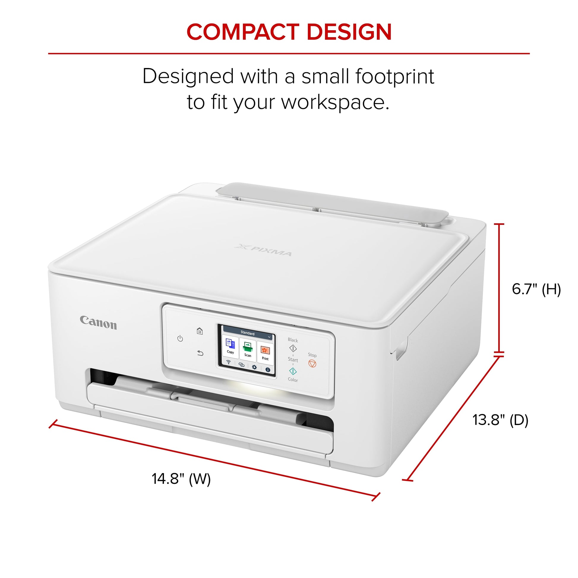 Canon PIXMA TS7722 All-In-One, Wireless Color Inkjet Printer for Home Office Use
