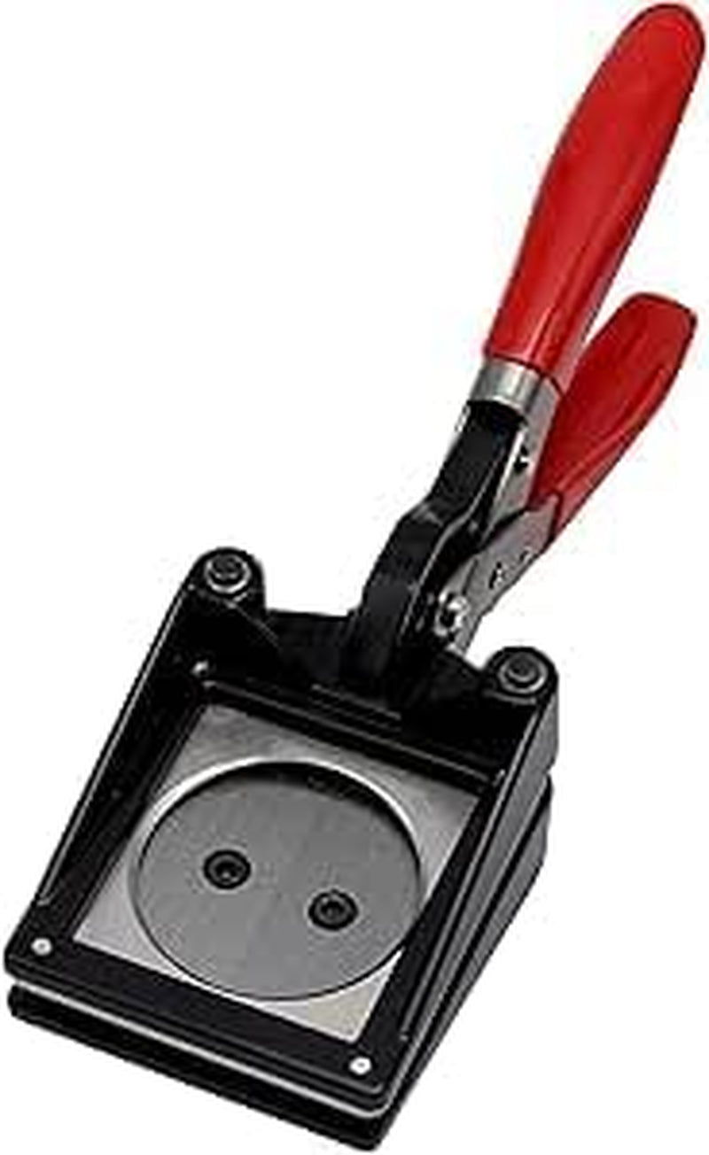 Chibuttons B400 Pro 37Mm (1.5") Metric Button Maker Machine Kit | All-Metal Press with 200 Parts, Interchangeable Moulds & Handling Cutter | Create Promotional Badges, Custom Pins, Gifts (Black-New)