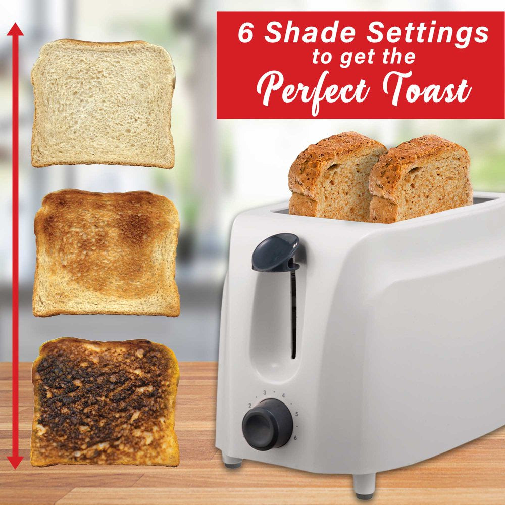 Cool Touch New 2-Slice Toaster, White