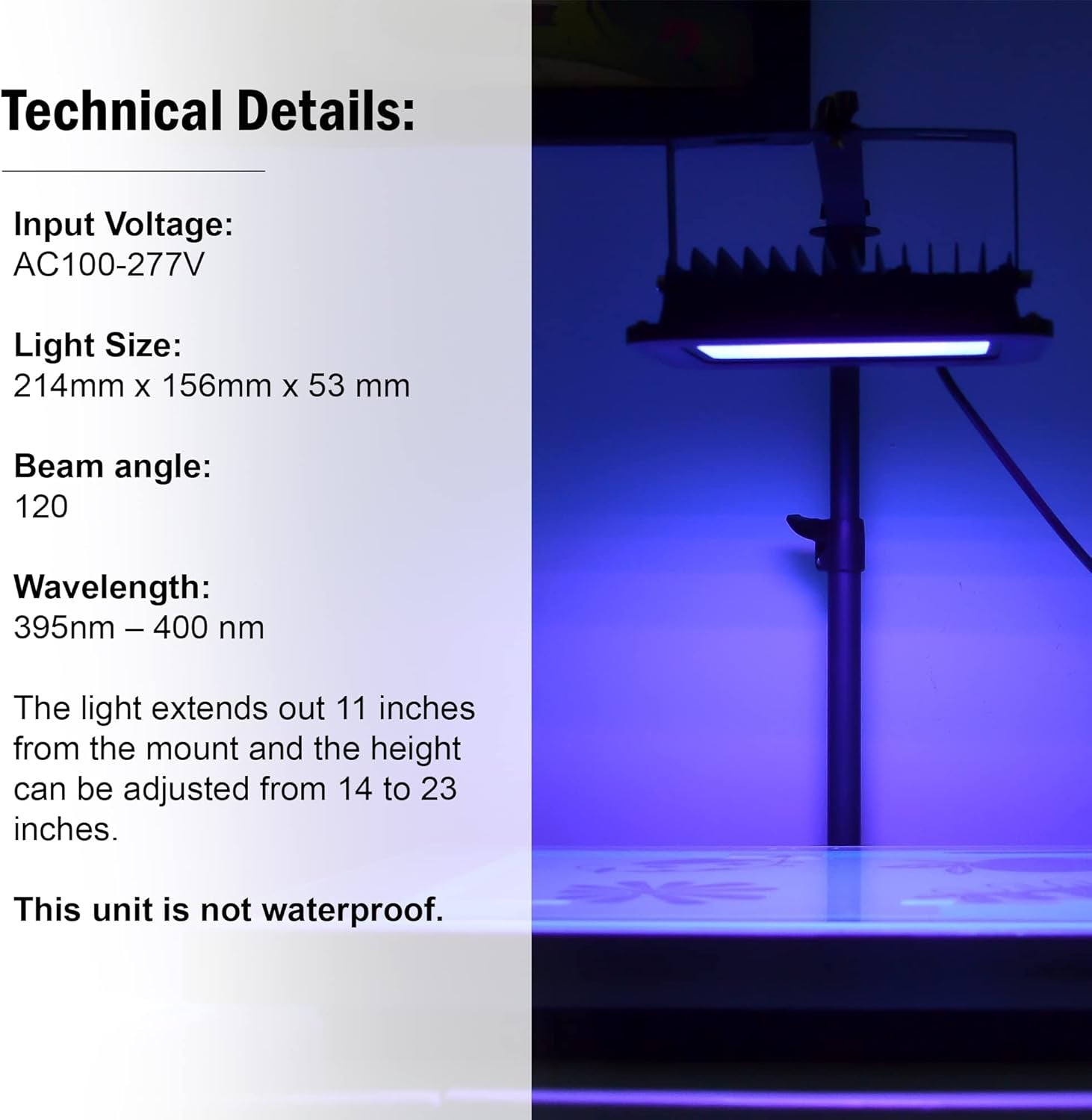 ® Exposure Unit 30W UV LED - Photo Emulsion Exposure LED Kit for Screen Printing Screens, UV Screen Printing Light with Adjustable Stand, Screen Printing Supplies