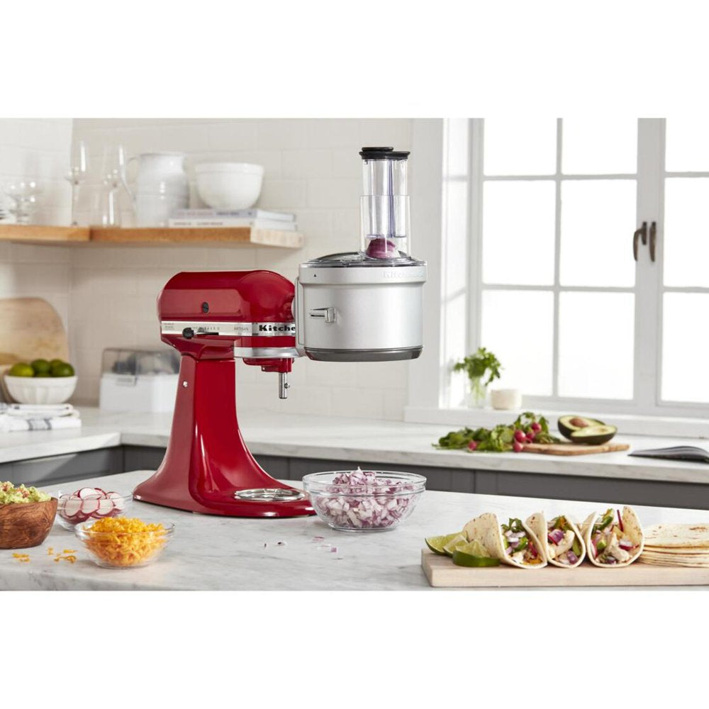 Food Processor Attachment with Commercial Style Dicing Kit - KSM2FPA